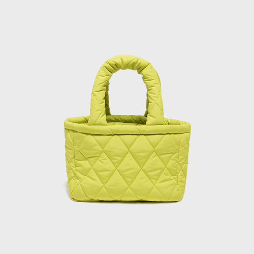 QUILTED MINI BAG LIME